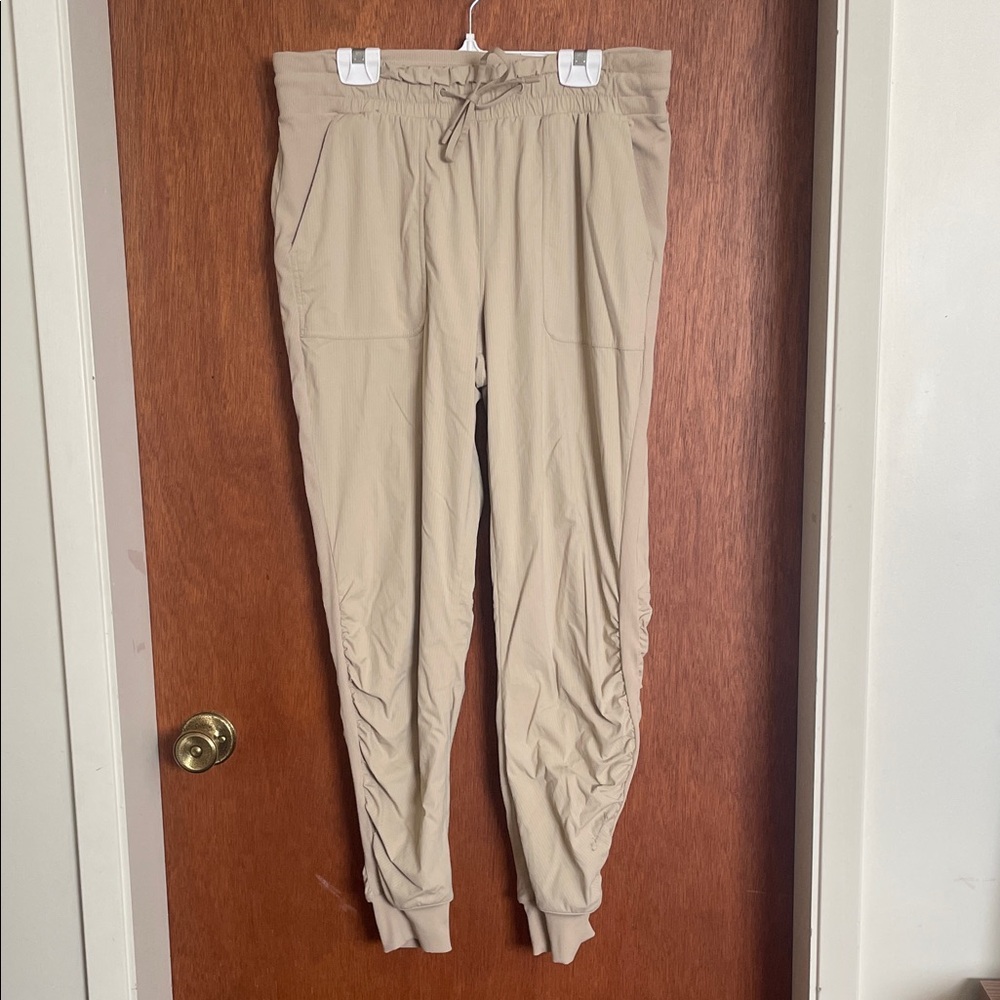 LULU LEMON Tan Jogger Pants